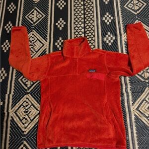 Patagonia fleece top snap buttons size M